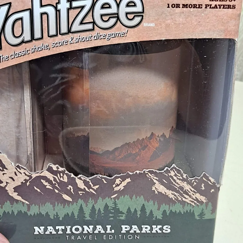 Yahtzee National Parks Travel Edition IOB